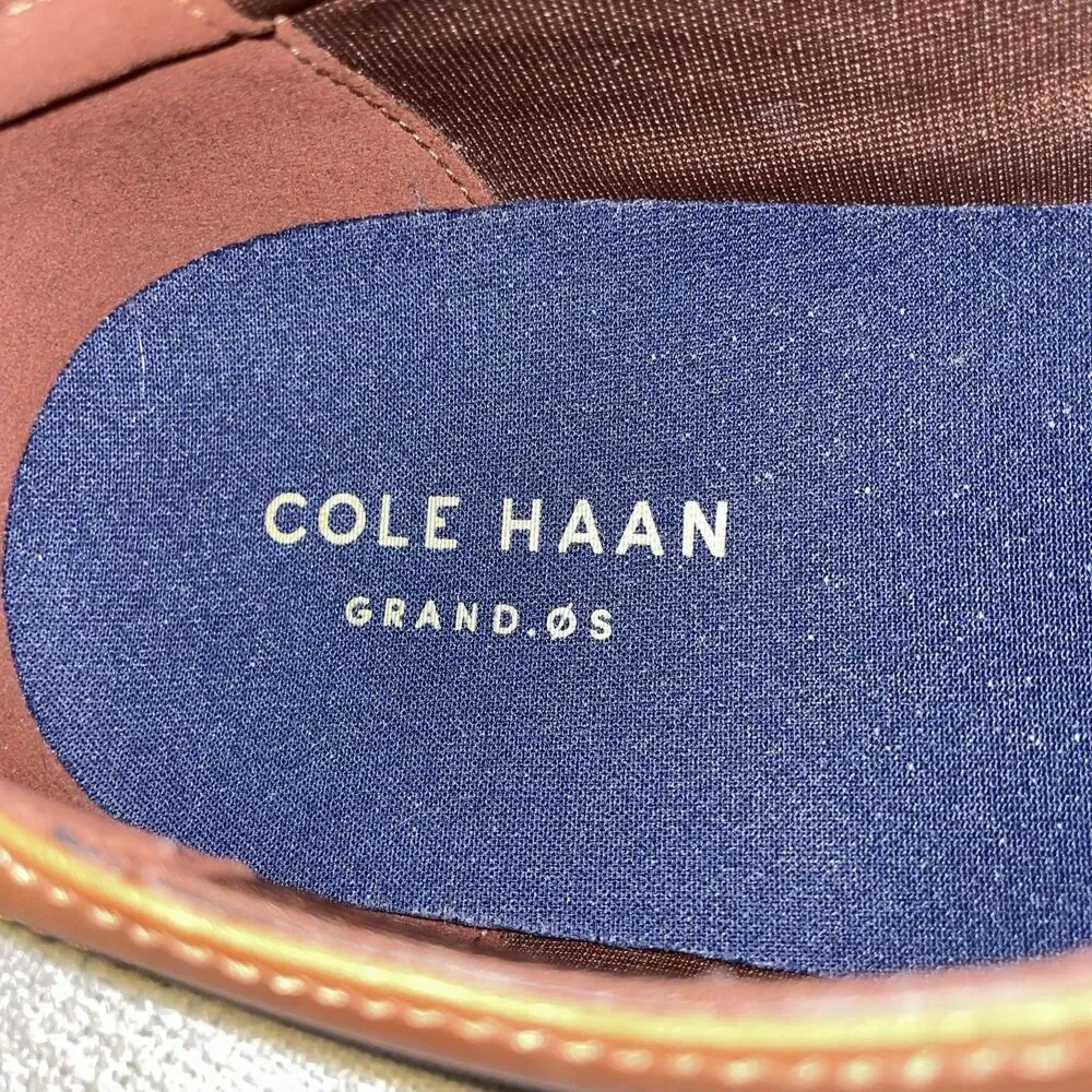Cole Haan Grand O’s Men’s Casual Wingtips Size 13 M Brown Leather Athleisure